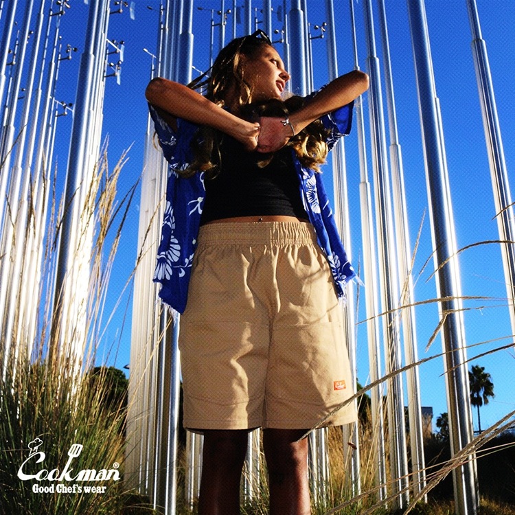 COOKMAN/クックマン Chef Pants Short Front pocket シェフパンツ