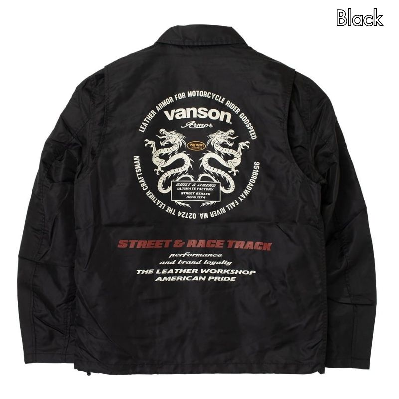 VANSON / バンソン コーチジャケット 春夏モデル SVS2605S｜3カラー