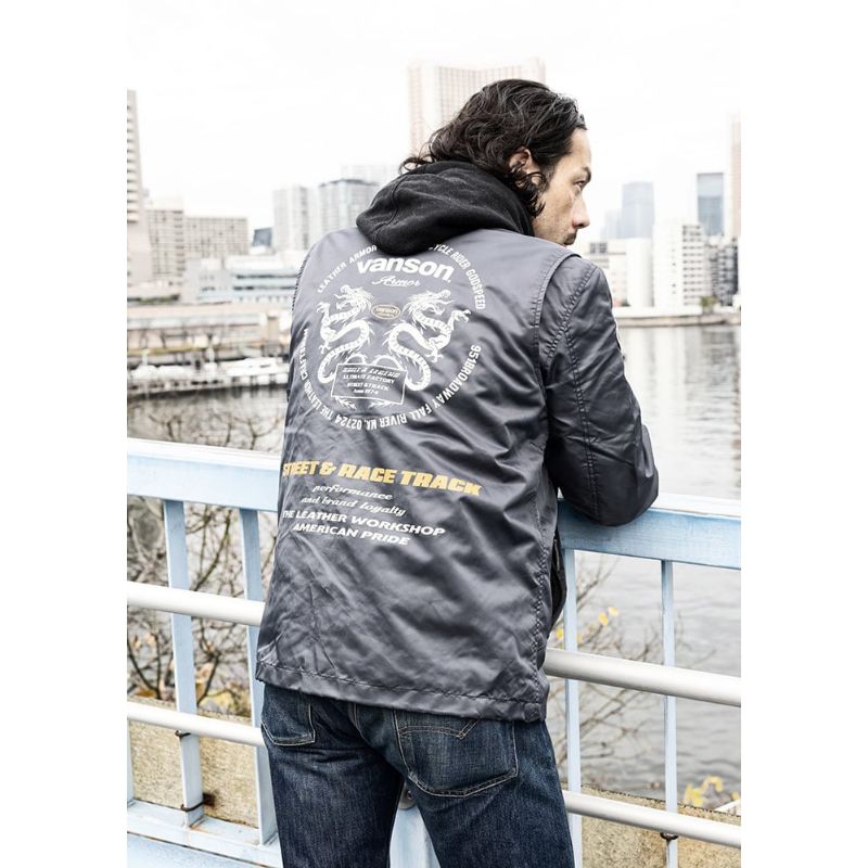 VANSON / バンソン コーチジャケット 春夏モデル SVS2605S｜3カラー
