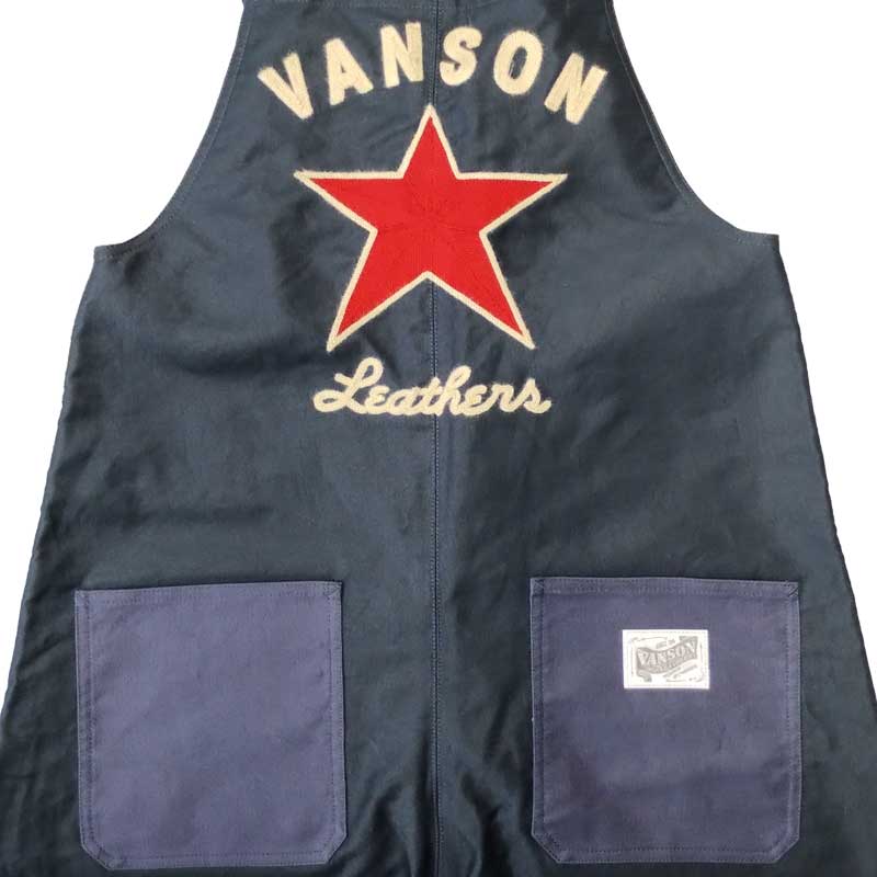 VANSON バンソン デッキ オーバーオール ワンスター つなぎ