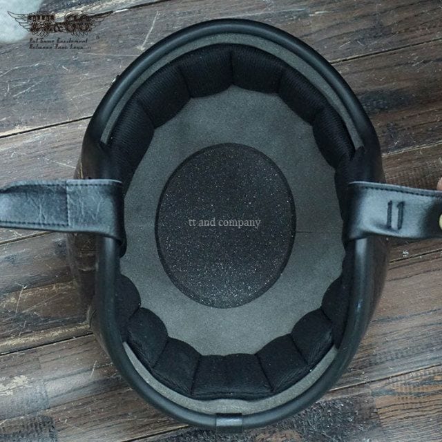TT&CO.】 装飾用ヘルメット スーパーマグナム ブラック ティーティー 