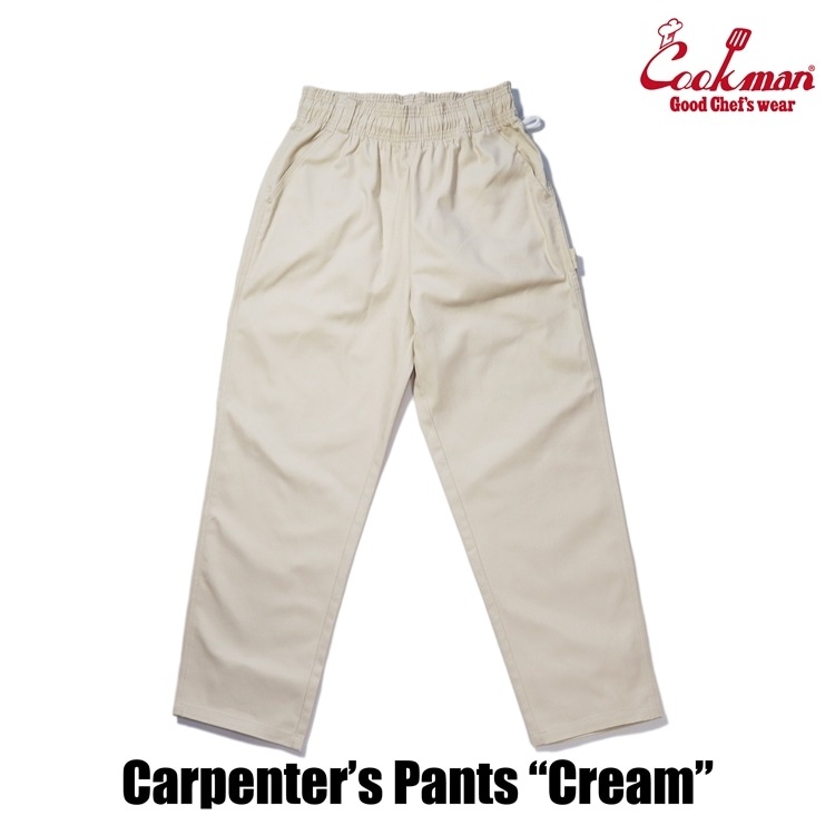 COOKMAN/クックマン Carpenter's Pants カーペンターズパンツ「Cream