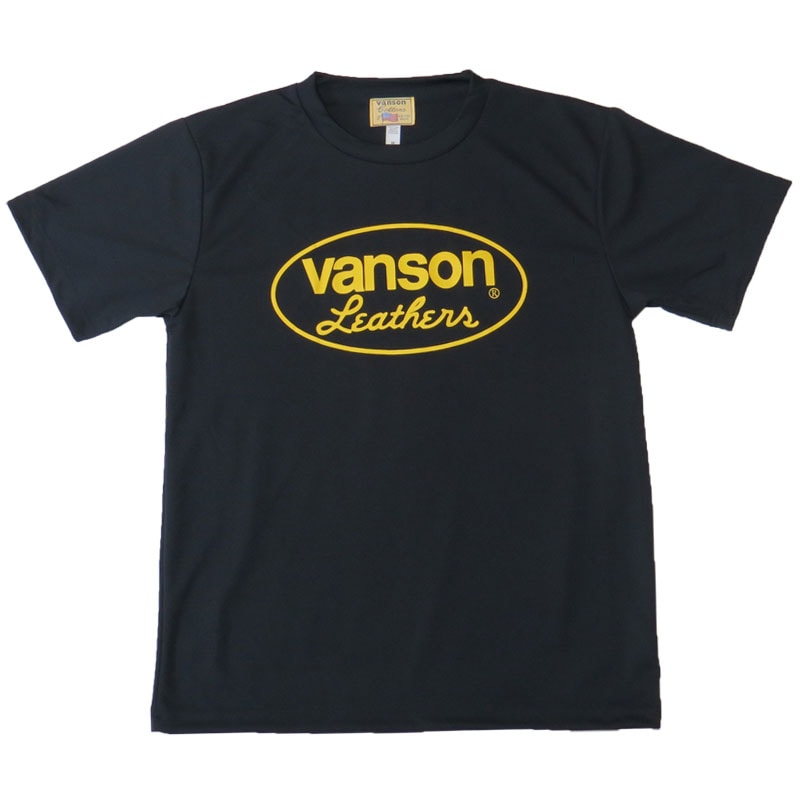 VANSON バンソン ドライTシャツ「YELLOW STAR」イエロースター