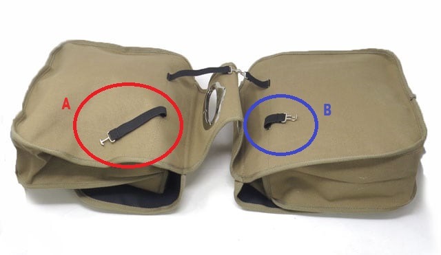 カブにピッタリ！US ARMY サドルバッグ(20L)ミリタリーテイスト