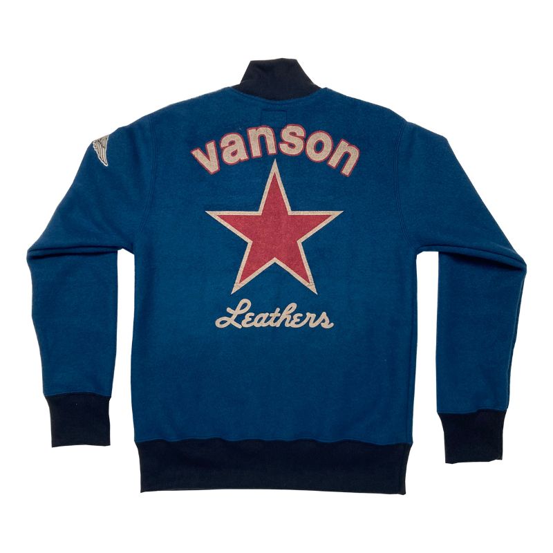 VANSON LEATHERS CUSTOMS PILE JACKET｜3カラー：ブラック or グレー