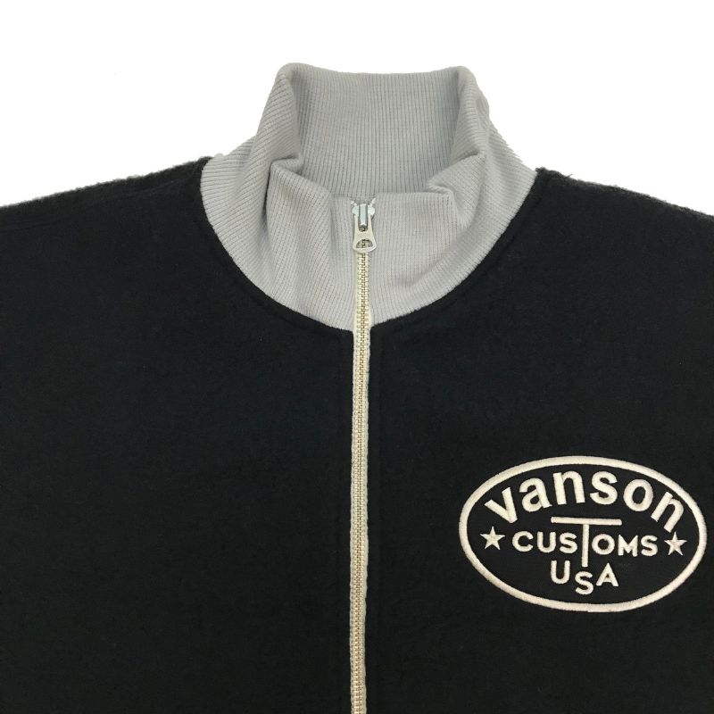 VANSON LEATHERS CUSTOMS PILE JACKET｜3カラー：ブラック or グレー