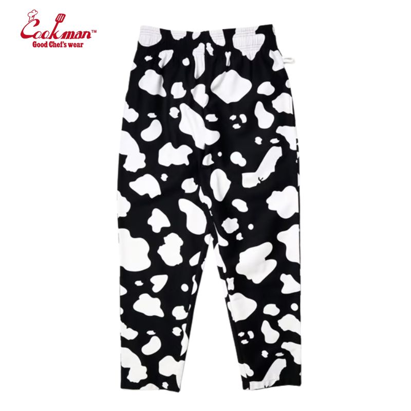 COOKMAN/クックマン Chef Pants シェフパンツ「Cow Black」（ユニ