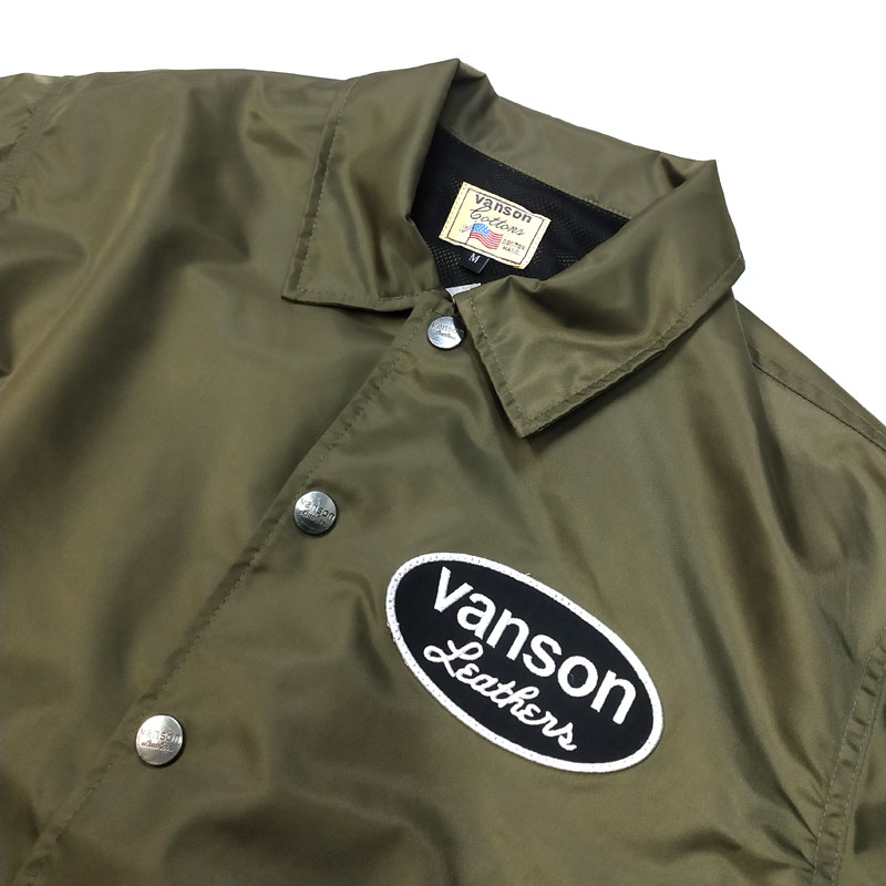 VANSON バンソン モトブルーズ別注 COACH JACKET コーチジャケット