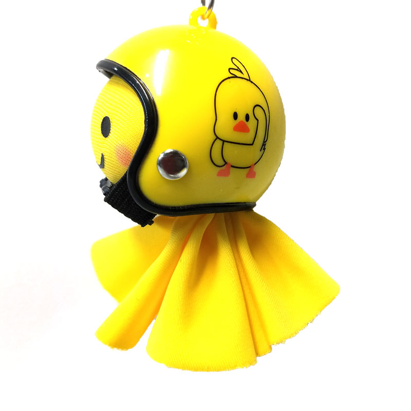 てるぼう＆ヘルメットキーホルダーセット『ひよこ』 雨 梅雨 てるてる