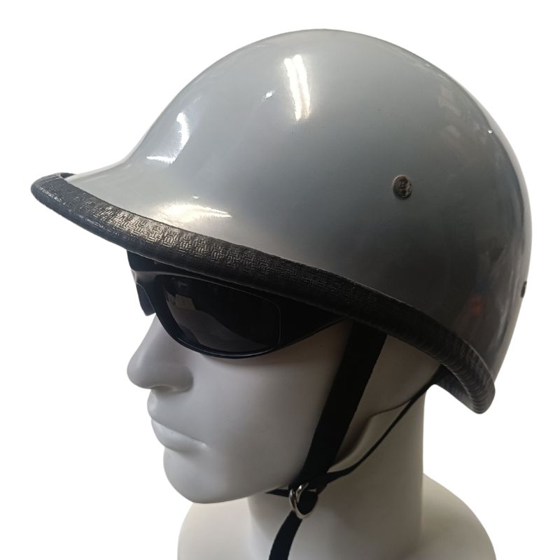 セール！装飾用ハーフヘルメット（ジョッキー） グレー 限定