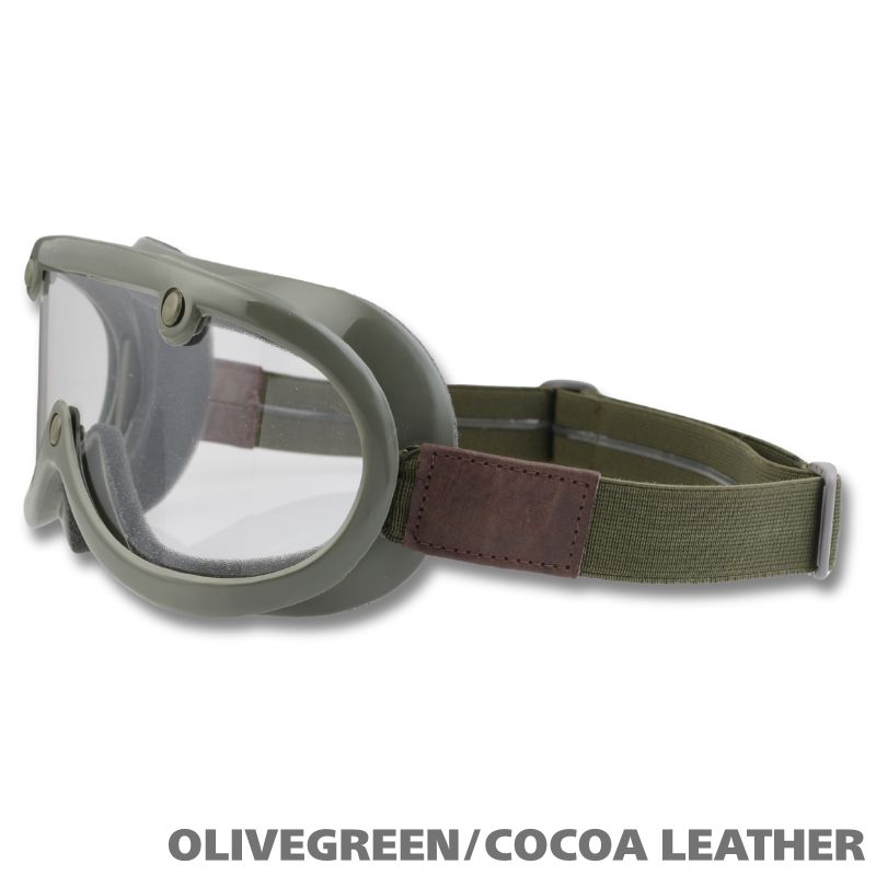 GREASER 60's VINTAGE GOGGLES LEATHER MODEL ヴィンテージゴーグル