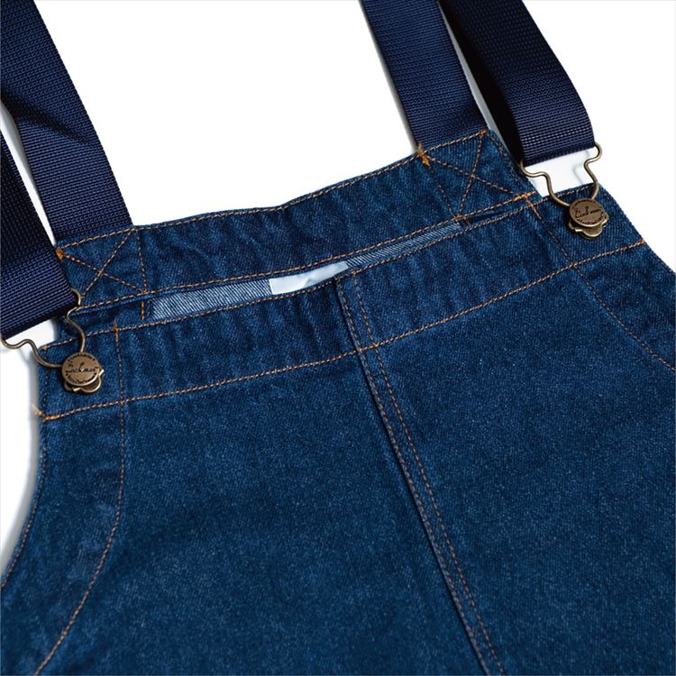 COOKMAN/クックマン Fisherman's Bib Overall Denim Navy（ユニ