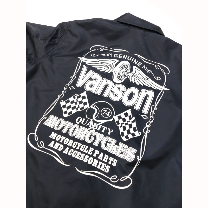 VANSON バンソン モトブルーズ別注 COACH JACKET コーチジャケット