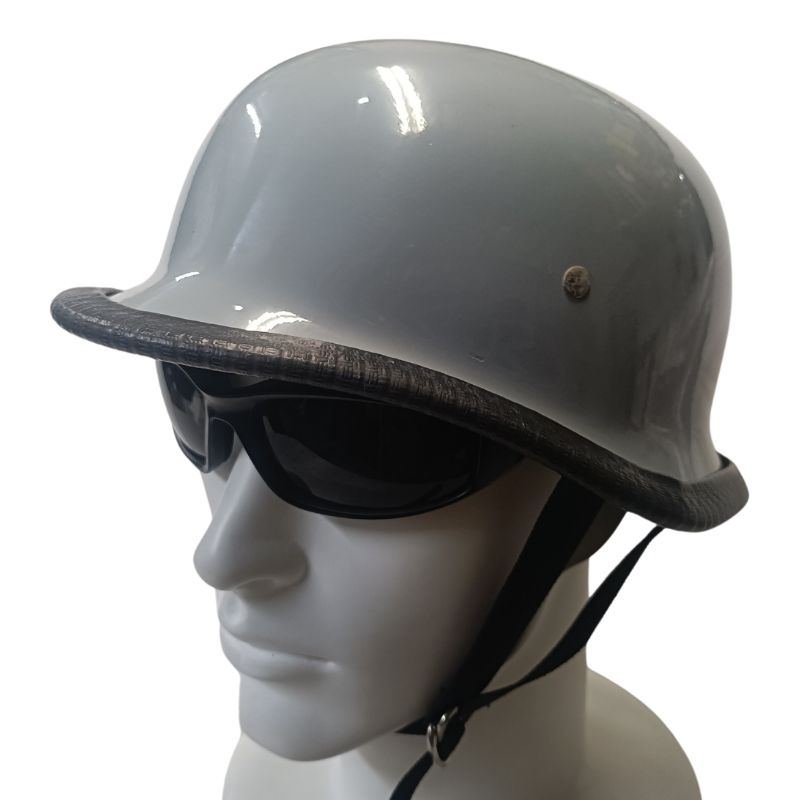 セール！装飾用ハーフヘルメット（ジャーマン） グレー 限定カラー