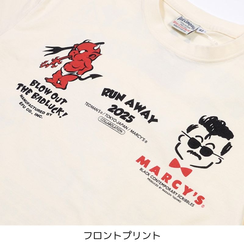 TEDCOMPANY テッドマン 『MARCY'SコラボT』オフホワイト 田代まさし