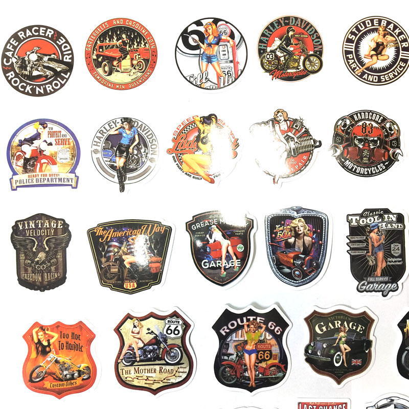 GARAGE GIRL ガレージガール ステッカー デカール アソート10枚セット