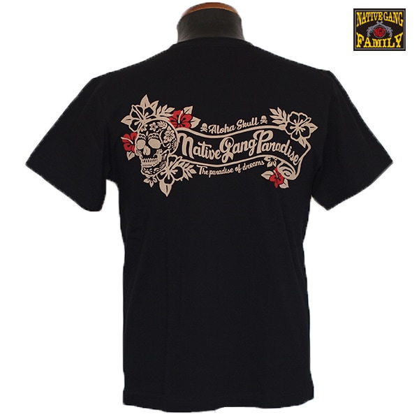 CHIGIRI｜半袖 Tシャツ NATIVE GANG FAMILY NGF46-593 NEWアロハ