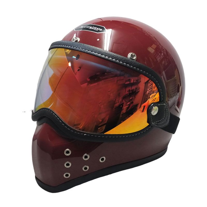 HORIZON MX-H専用ゴーグル（レヴォレッド）ゴムバンド付きシールド