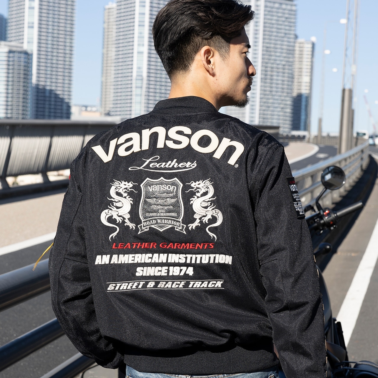 30％OFF！】VANSON バンソン メッシュMA-1ジャケット 春夏モデル