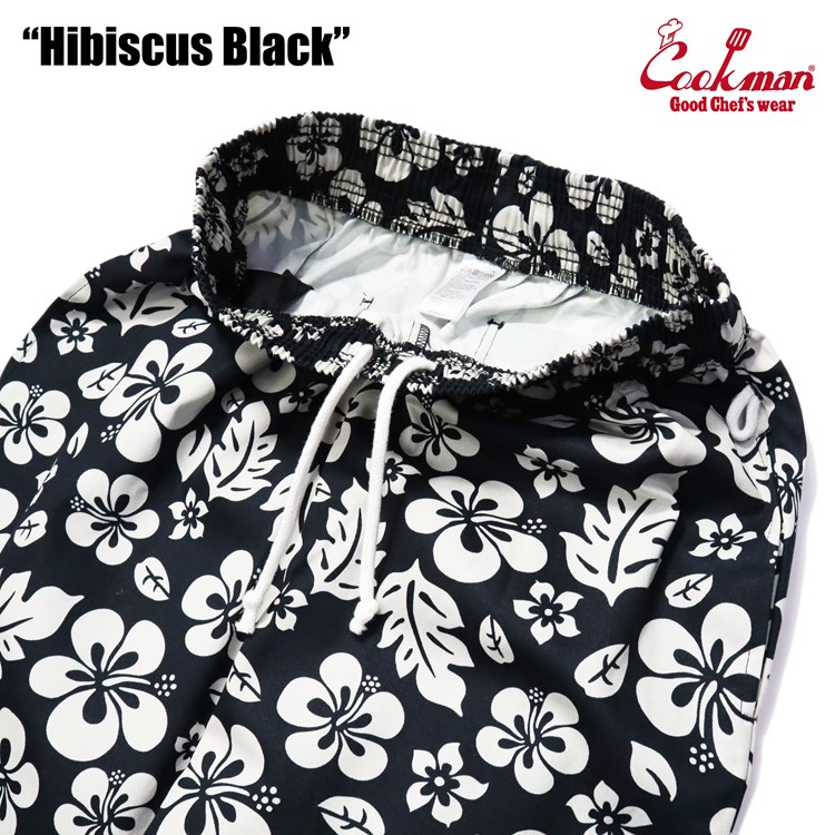 m*a様 ☆GJ24　山口県下松市より 両袖机 幅140cm 奥70cm 高70 COOKMAN/クックマン Long Chef Pants シェフパンツ「Hibiscus Black