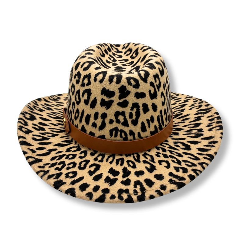テンガロンハット「Leopard」 帽子 秋冬 ウエスタンハット｜ヒョウ柄