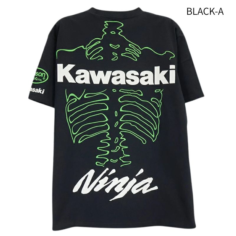 KAWASAKI x VANSON TEE S/S T-SHIRT カワサキ バンソン コラボ 天竺