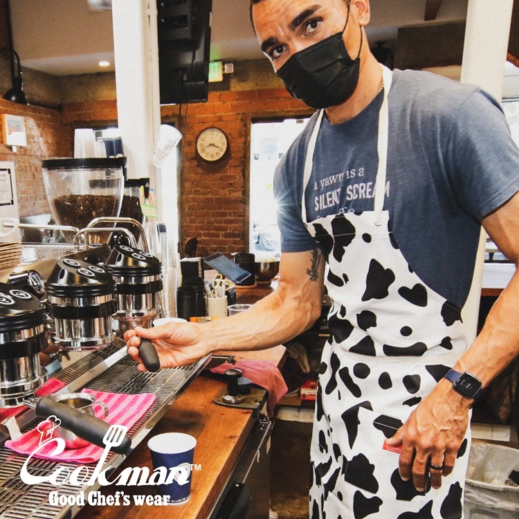COOKMAN/クックマン ロングエプロン Long Apron Cow（ユニセックス