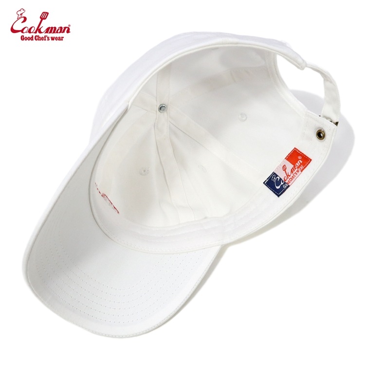 COOKMAN/クックマン キャップ 帽子 Low Cap Paris Blanc ローキャップ