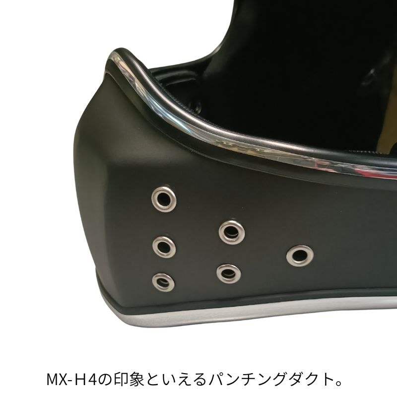 カブの駅こうべxHORIZON MX-H4 フルフェイスヘルメット マット