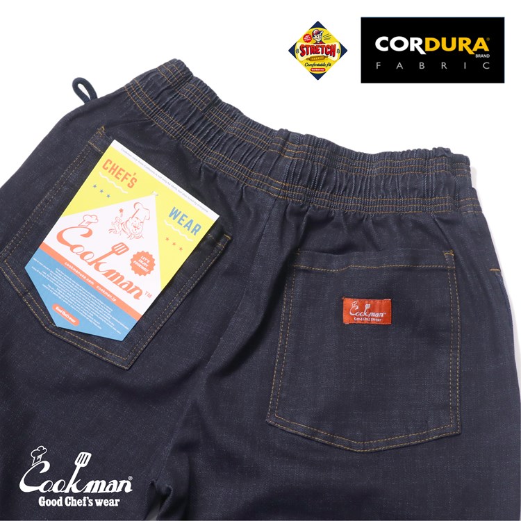 COOKMAN/クックマン Long Chef Pants シェフパンツ「Cordura Denim 