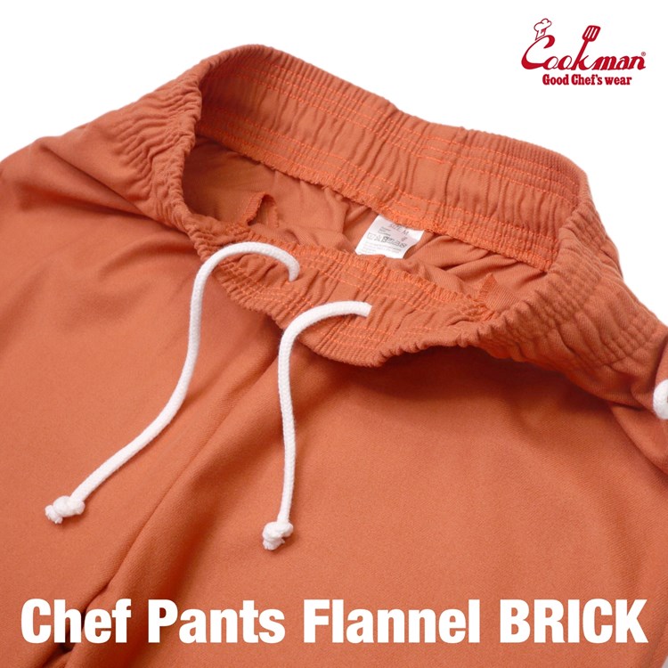 COOKMAN/クックマン Long Chef Pants シェフパンツ「Flannel Brick