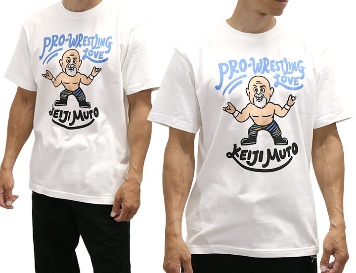 【本人着用品】武藤敬司　サイン入り　Tシャツ　全日本プロレス プロレスTシャツ #武藤敬司 #神奈月 #全日本プロレス