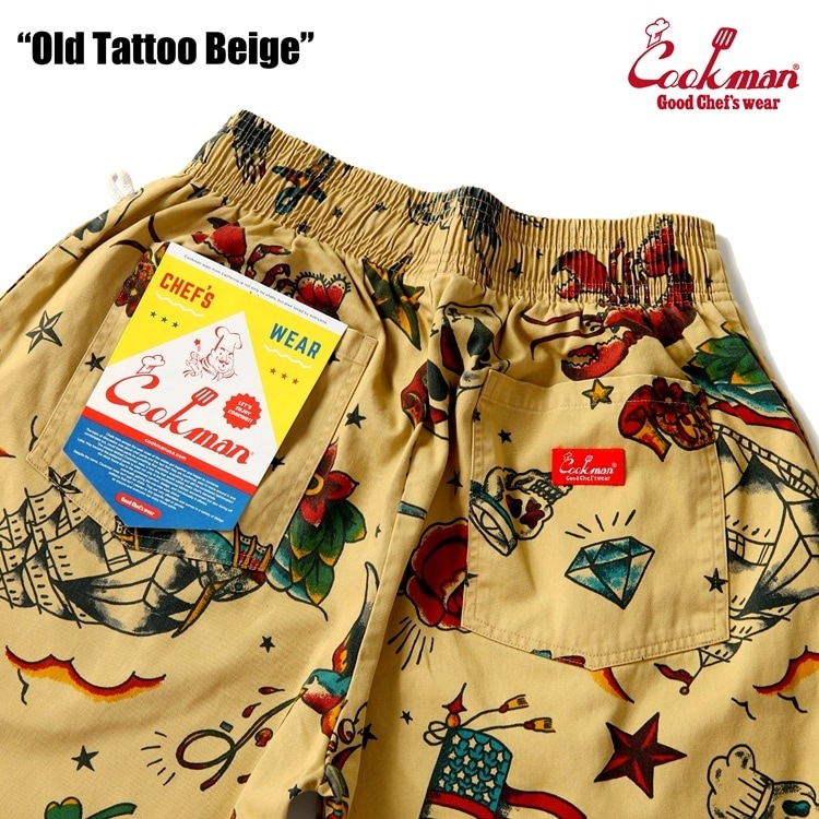 COOKMAN/クックマン Chef Pants シェフパンツ「Old Tattoo Beige