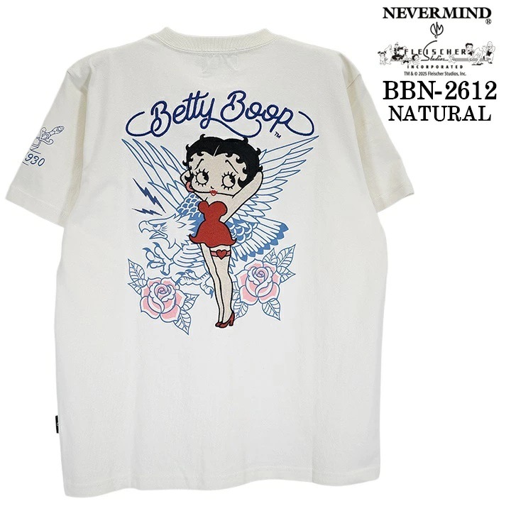 BETTY BOOP × NEVERMIND ベティブープ ネバーマインド TEE S/S T-SHIRT