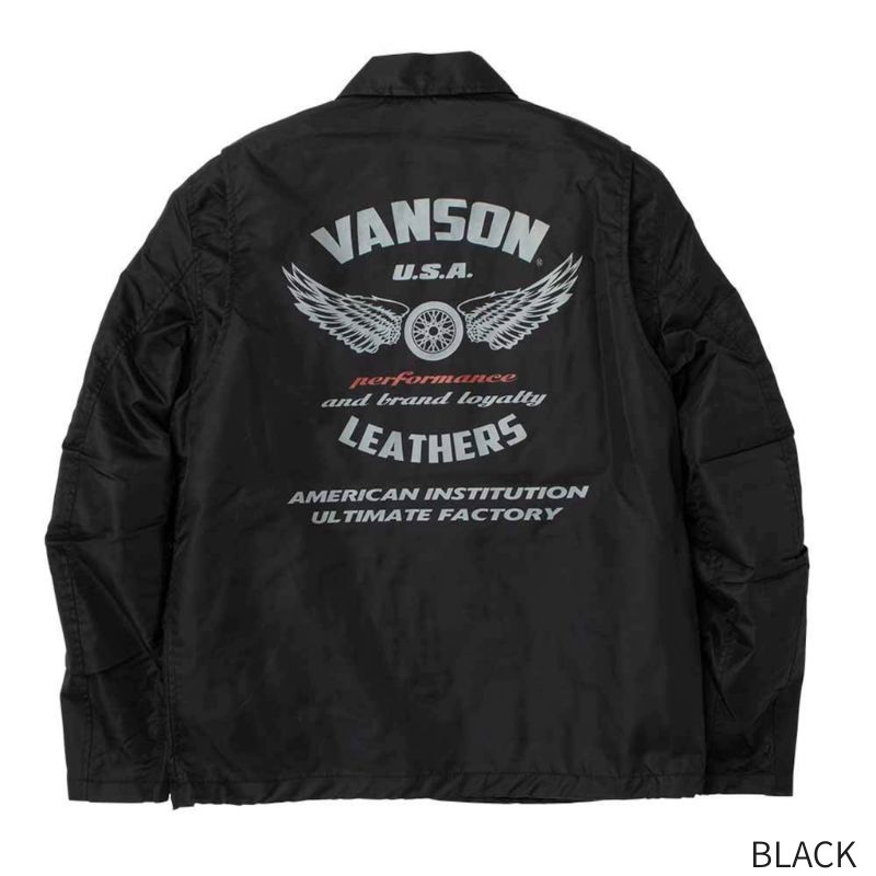セール！VANSON / バンソン コーチジャケット 春夏モデル VSE26106S