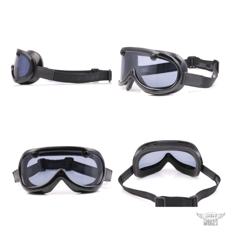 GREASER 60's VINTAGE GOGGLE LEATHER 1inch グリーサー ヴィンテージ