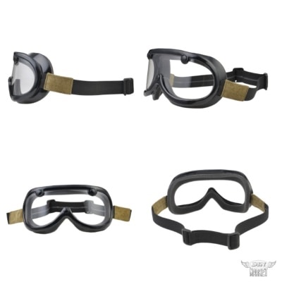 GREASER 60's VINTAGE GOGGLE LEATHER 1inch グリーサー ヴィンテージ