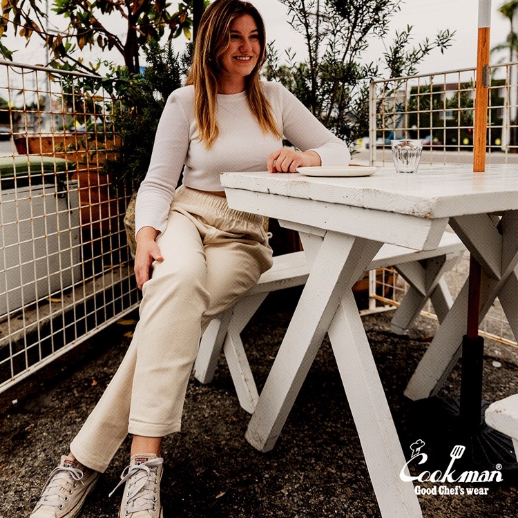 COOKMAN/クックマン Long Chef Pants シェフパンツ「Denim Natural