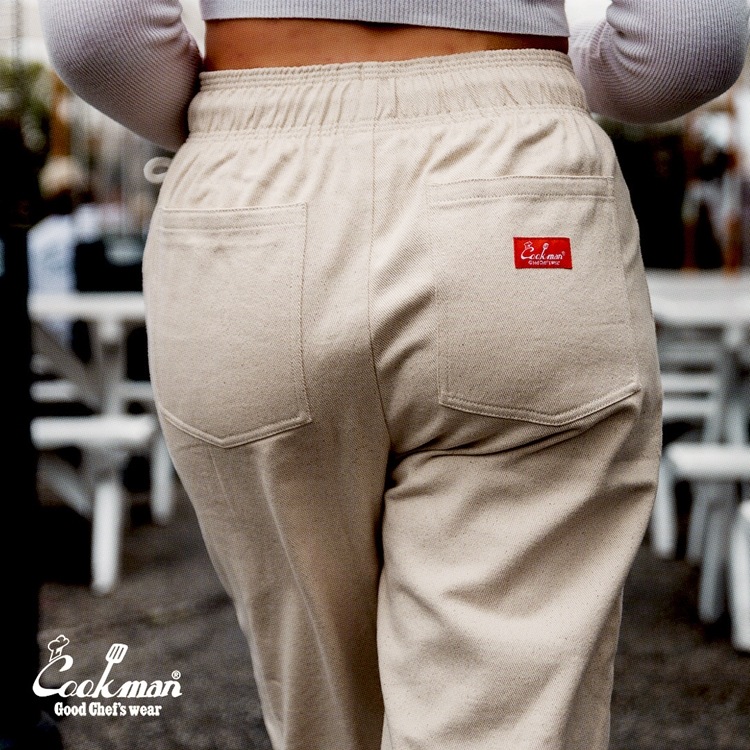 COOKMAN/クックマン Long Chef Pants シェフパンツ「Denim Natural