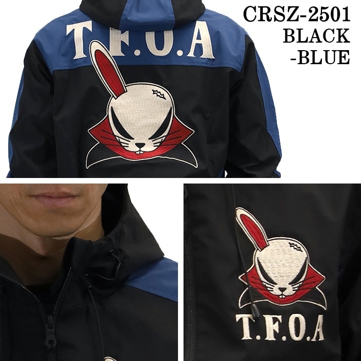 極美品 L バンソン クローズ WORST デスラビット 3層ストレッチパーカー VANSON×CROWS×WORST バンソン 武装戦線 デスラビット 三層ストレッチ