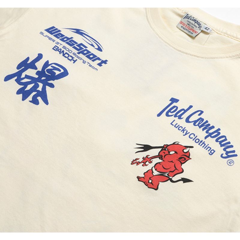 TEDCOMPANY 抜染プリントTシャツ 2025 TEDMAN×カミナリモータース