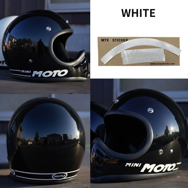 カスタム‼︎ オーシャンビートル BEETLE SHORTY BELLステッカー OCEAN BEETLE】BEETLE mini MOTO フルステッカー(MTX専用） [mini-stc