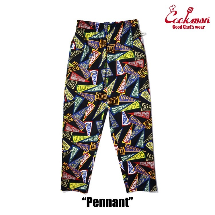 大人気 Cookman クックマン Flagフーディ / 2色 COOKMAN/クックマン Long Chef Pants シェフパンツ「Pennant