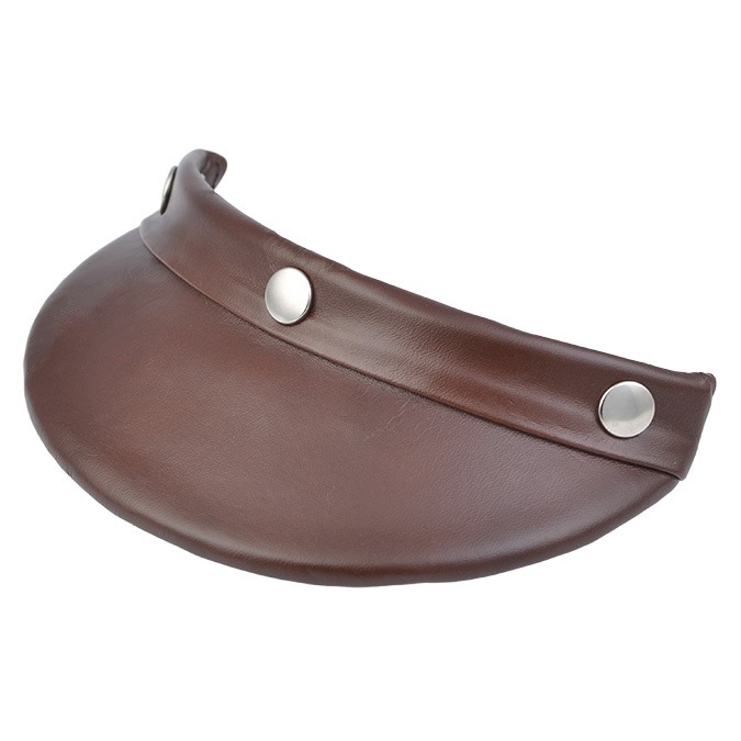 SHM HORSE LEATHER VISOR │ ブラック or ブラウン │茶芯レザー