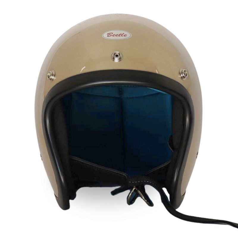 BEETLE ジェットヘルメット ブラック/ゴールド オーシャンビートル ヘルメット BEETLE LAC シャンパンゴールド