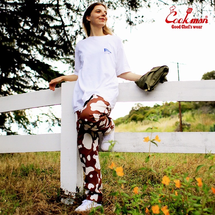 COOKMAN/クックマン Long Chef Pants シェフパンツ「Cow Brown