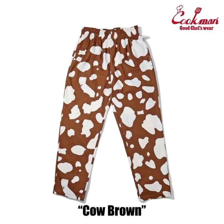 COOKMAN/クックマン Long Chef Pants シェフパンツ「Cow Brown」（ユニ