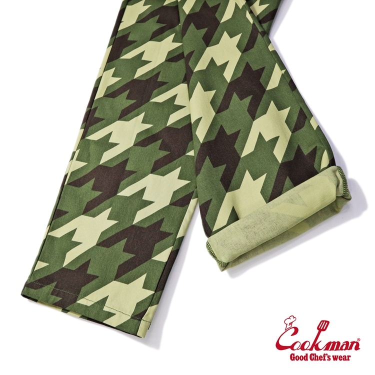 p*i様 B.T.S.J レスミルズ 迷彩ロンパン COOKMAN/クックマン Long Chef Pants シェフパンツ「 Chidori Camo