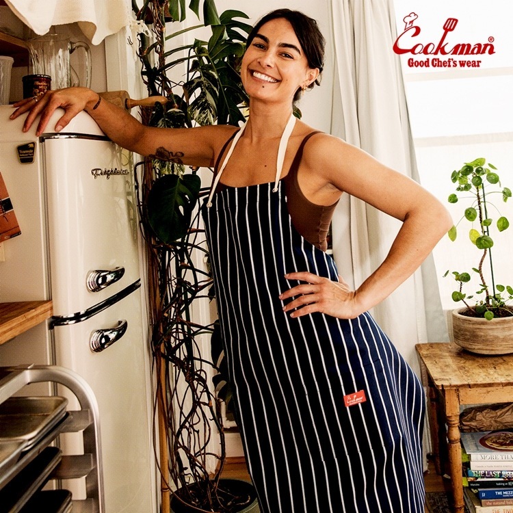 Chez￼Marina様♪専用オーダー　エプロン＆ピキージョ COOKMAN クックマン ロングエプロン Long Apron（ユニセックス）Stripe