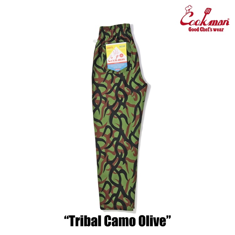 COOKMAN/クックマン Long Chef Pants シェフパンツ「 Tribal Camo
